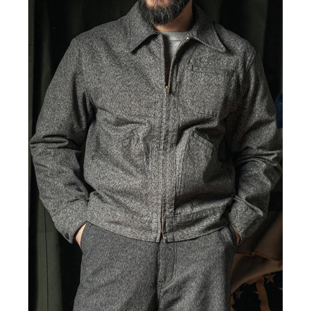 Covert Salt & Pepper Cossack Jacket Bronson Mfg. Co. 42